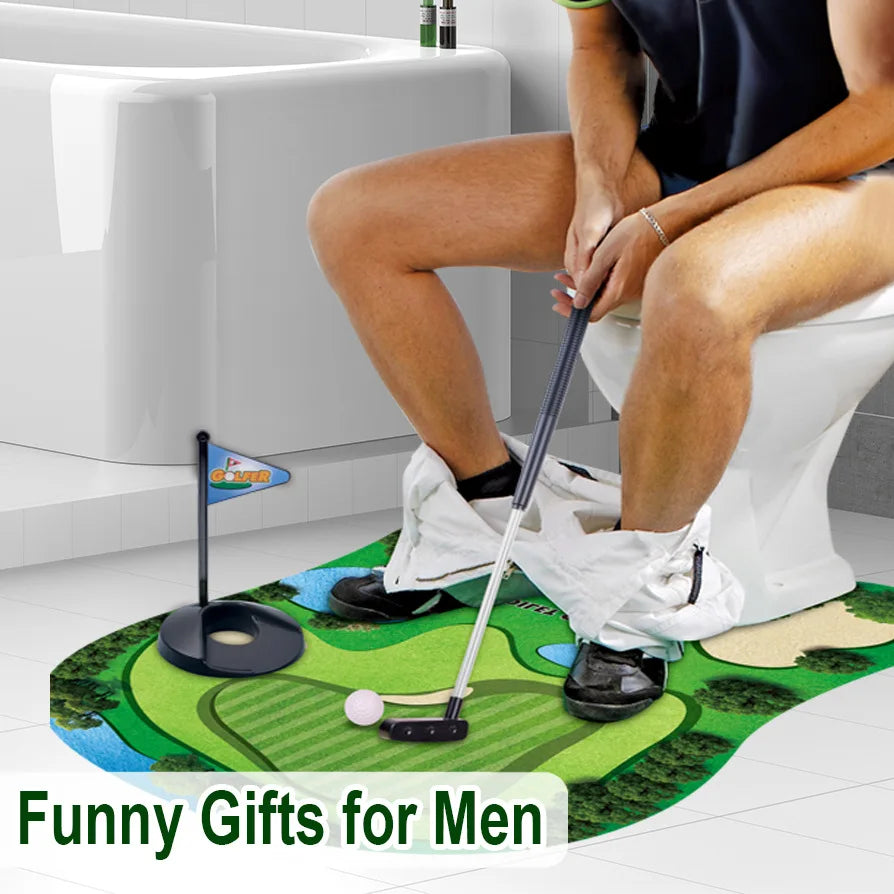 Toilet Golf Fun Set